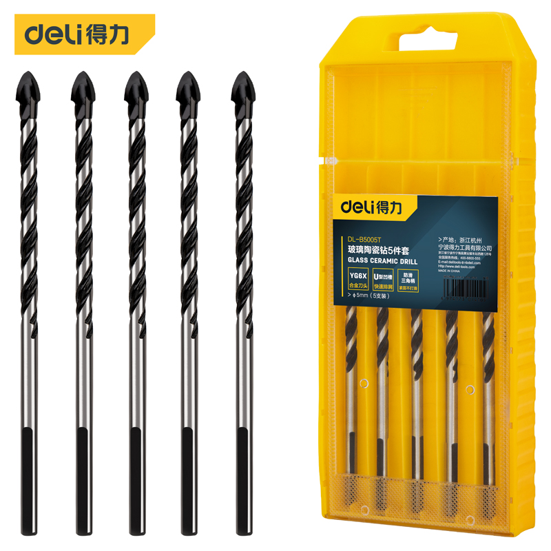 Deli-DL-B5005T Glass&tile Drill Sets