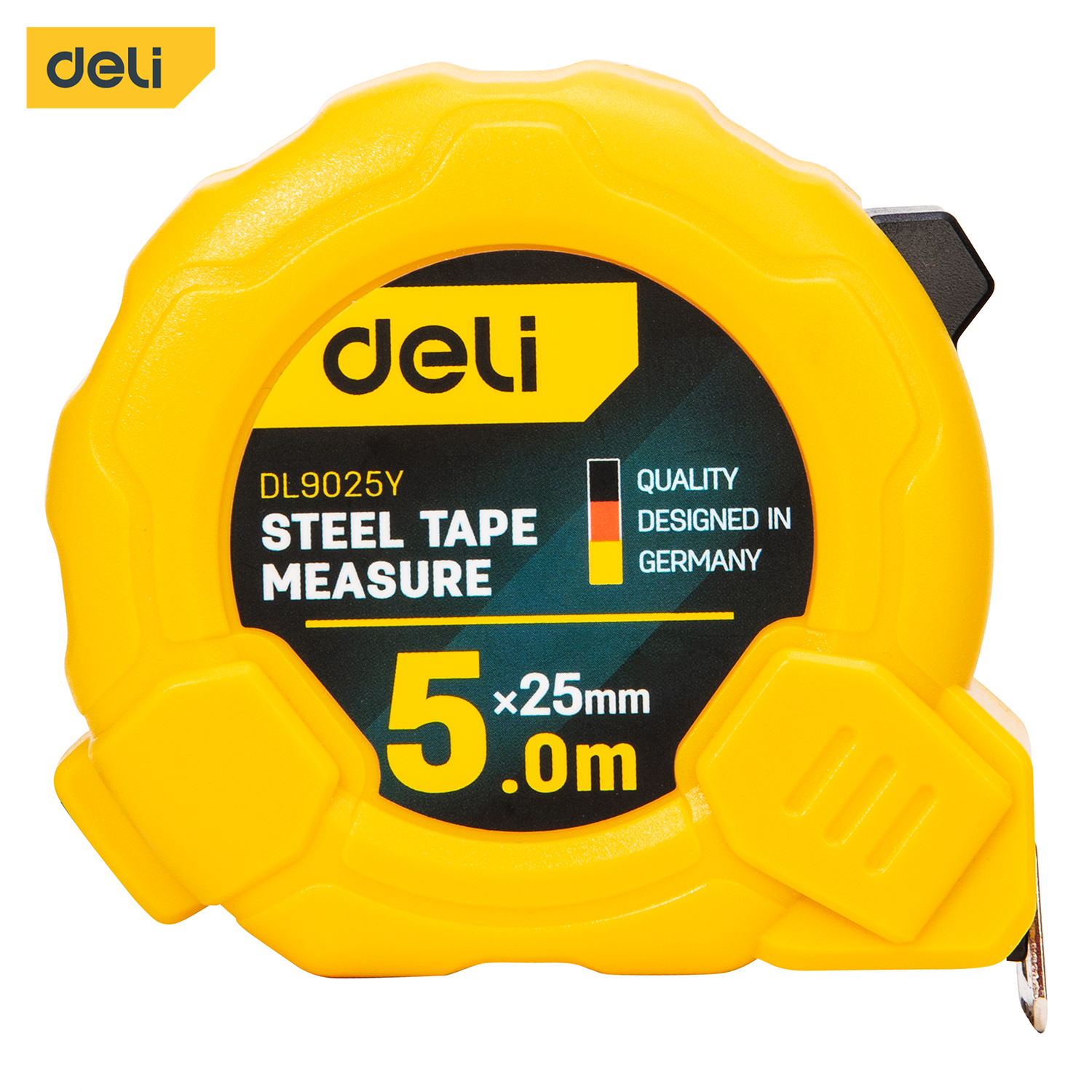 Deli-EDL9025Y Steel Measuring Tape