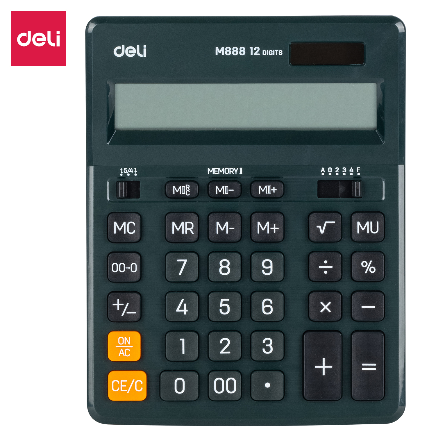 Deli-EM888F Dual-memory Calculator