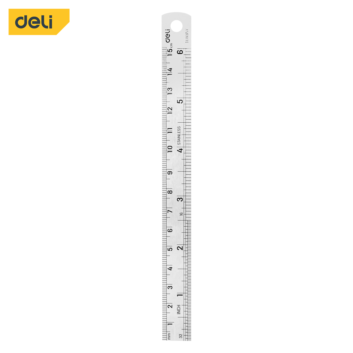 Deli-EDL8015Y Steel Ruler