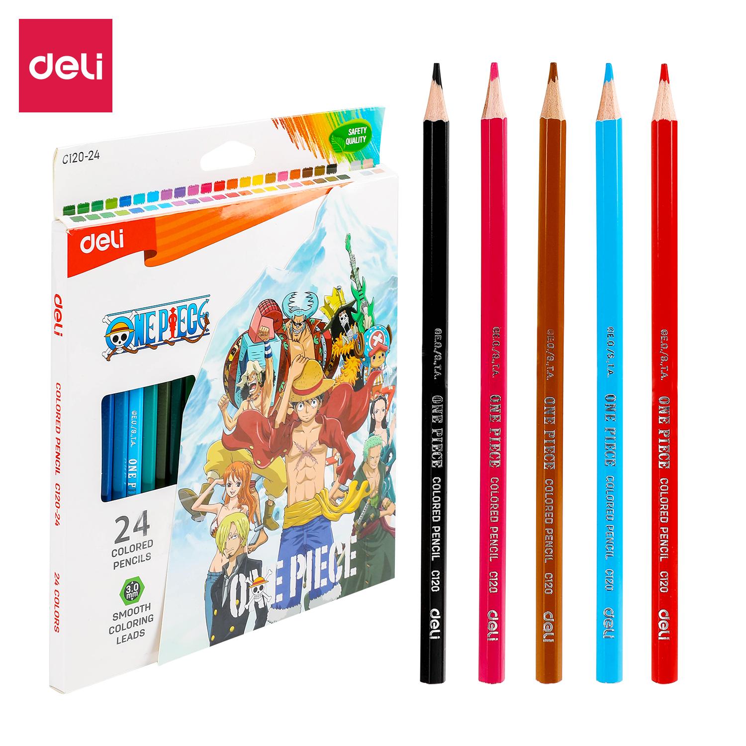 Deli-EC120-24 Colored Pencil
