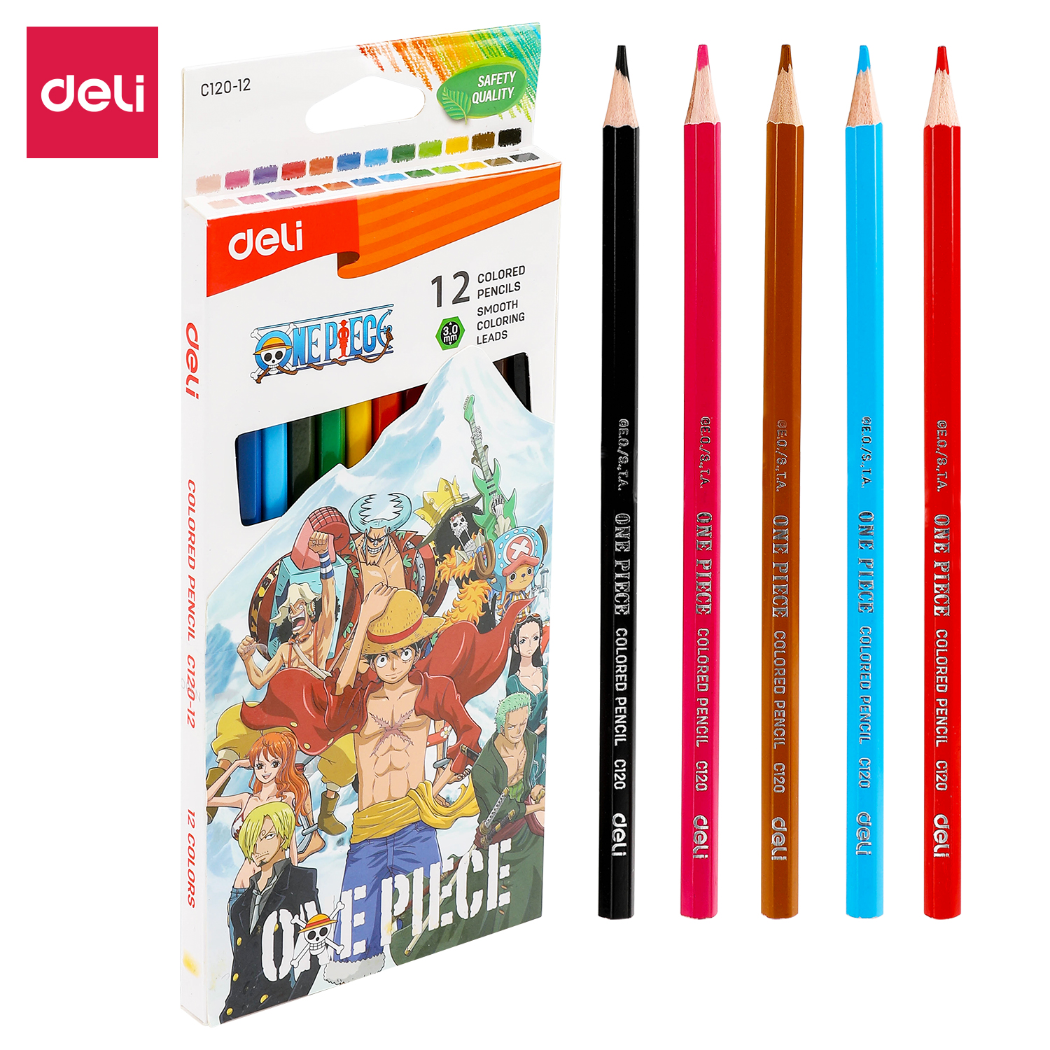 Deli-EC120-12 Colored Pencil