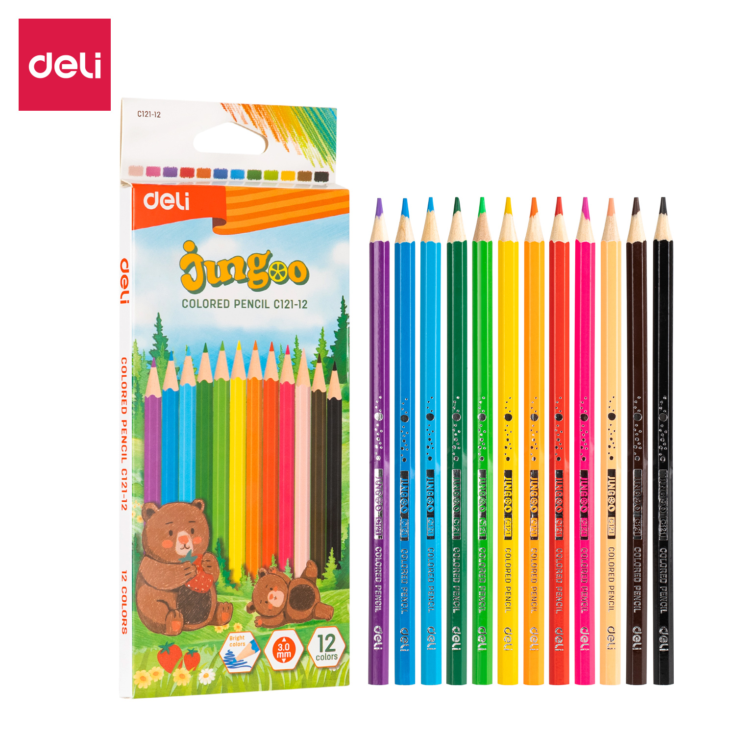 Deli-EC121-12 Colored Pencil