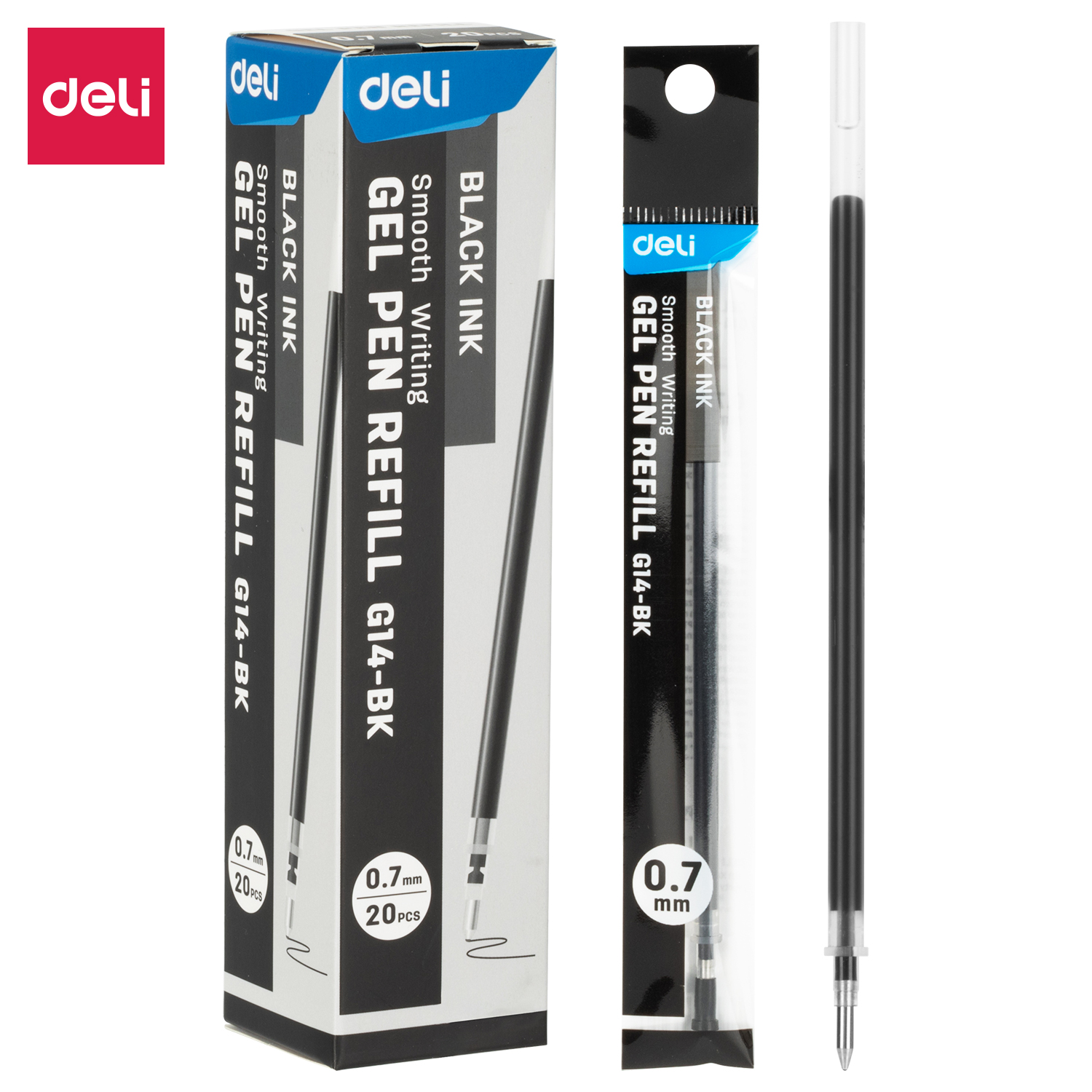 Deli-EG14-BK Gel Pen Refill