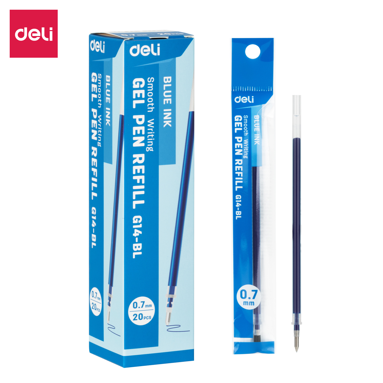 Deli-EG14-BL Gel Pen Refill