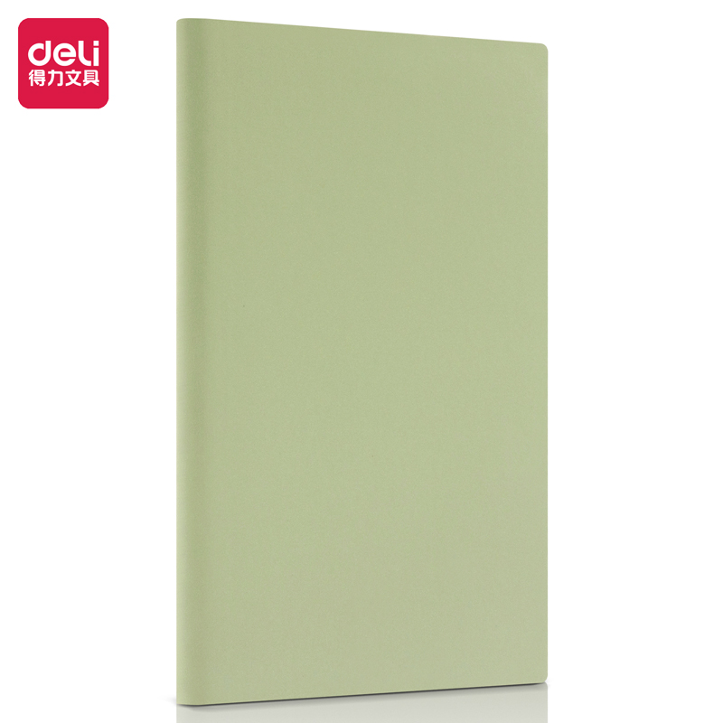 Deli-22297 Leather Cover Notebook