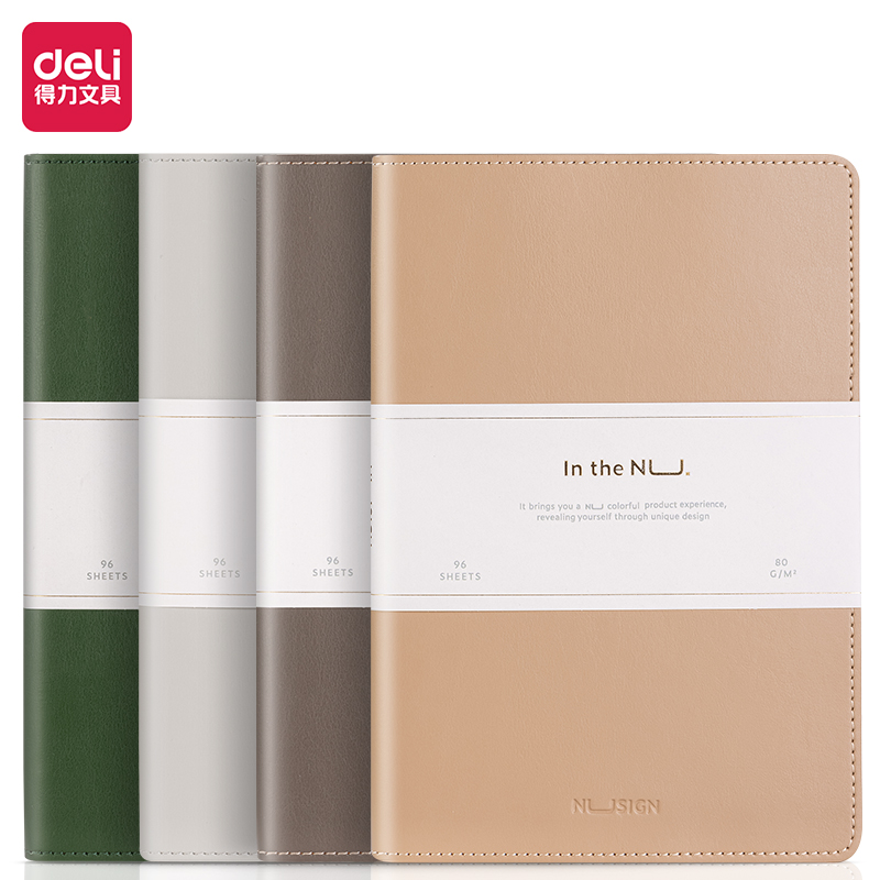 Deli-NS203 Leather Cover Notebook