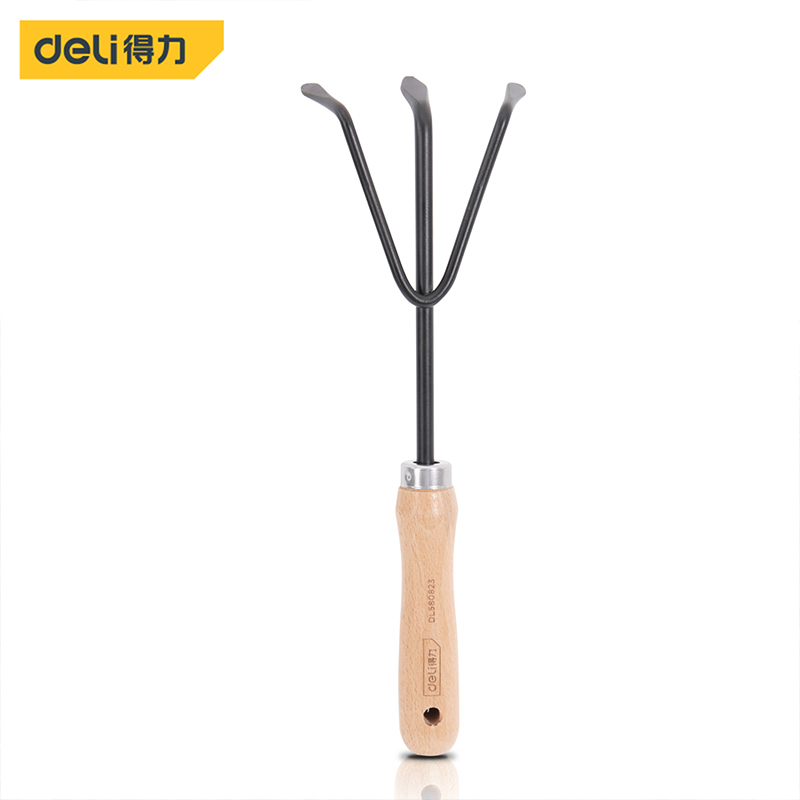 Deli-DL580823 Gardening Three-Tooth Harrow