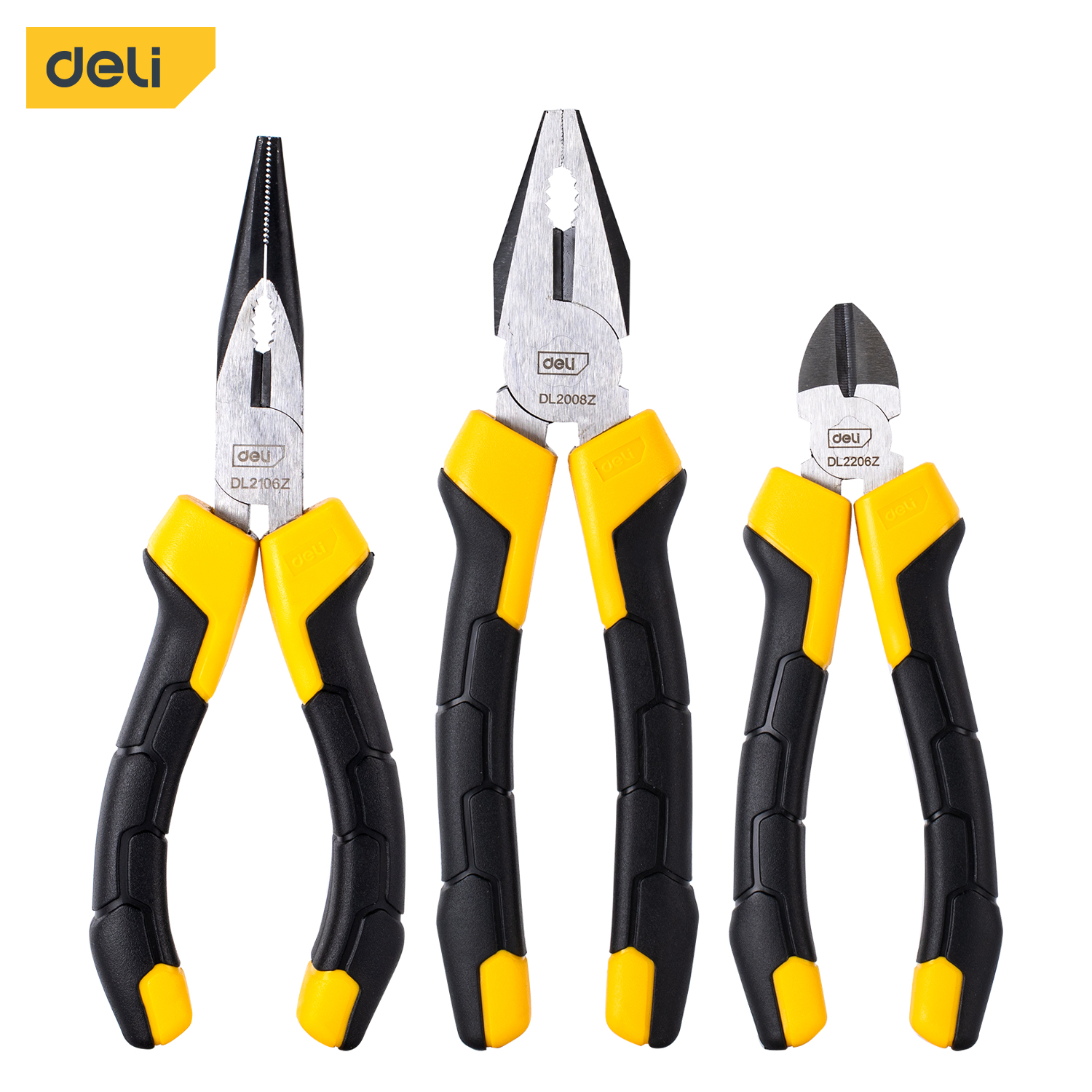 Deli-EDL2008Z-3 Pliers Set