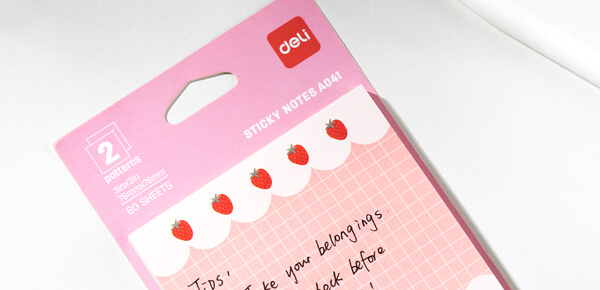 essential sticky stationery for daily using