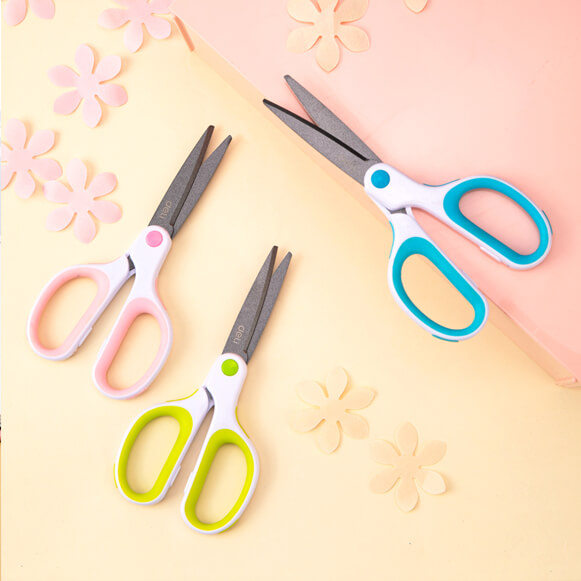 Deli 6021 Student Scissors For Kids And Children's Art Safety Scissors –  AOOKMIYA