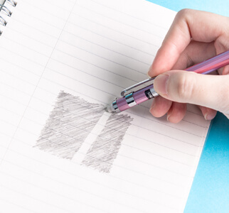 Metal Mechanical Pencil With Eraser Inspiration Writing
