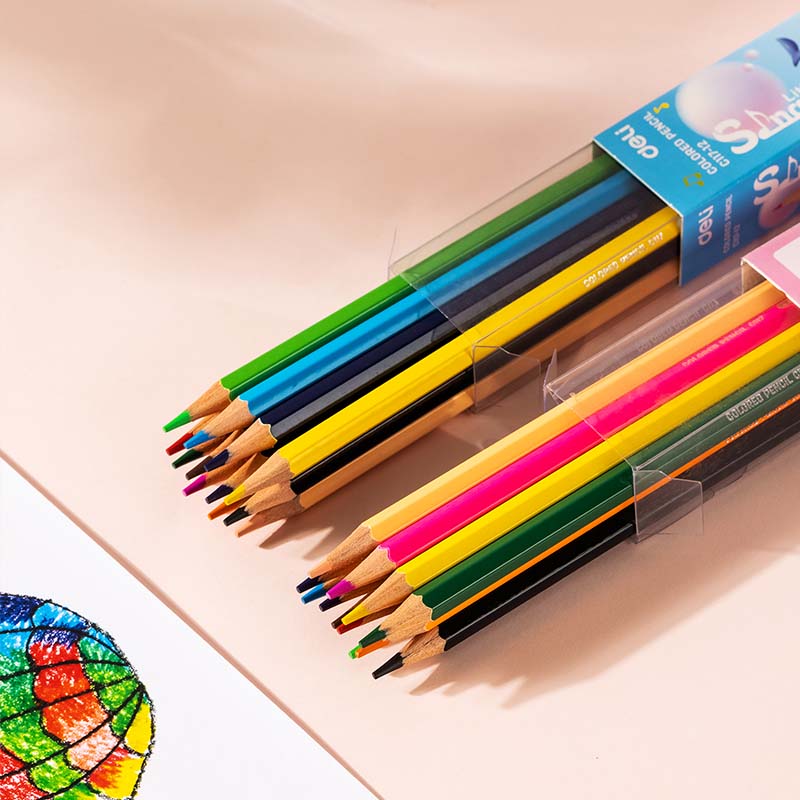 Deli-EC117-12 Colored Pencil