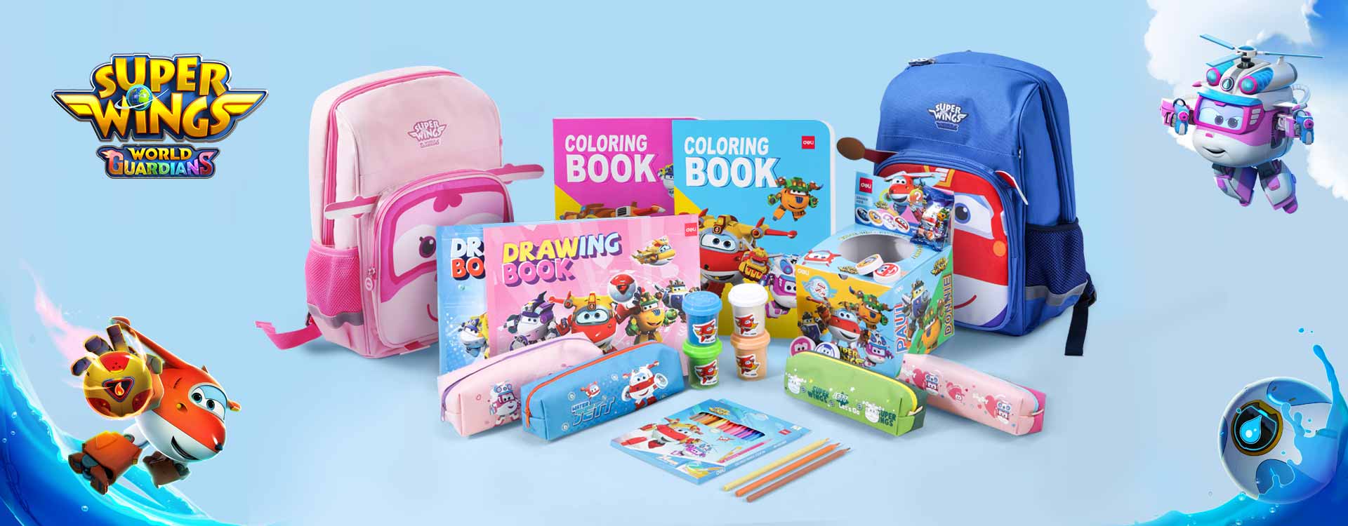 Super Wings Series Stationery
