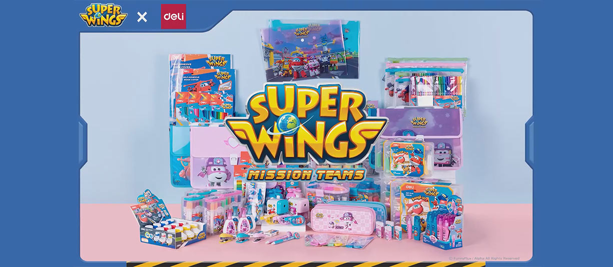 Deli Super Wings Stationery