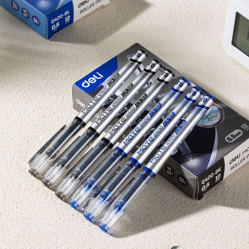 Deli-EQ400-BK Roller Pen