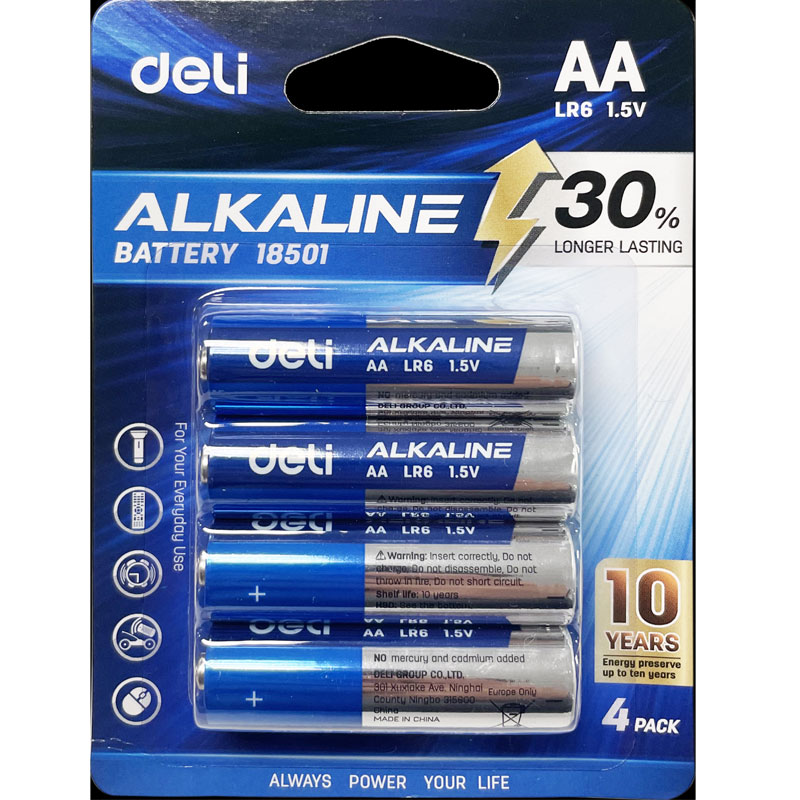 Deli-E18501 Alkaline Battery