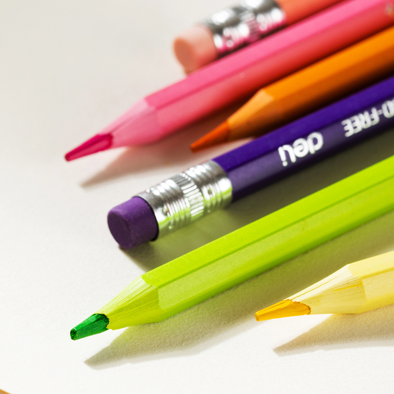 Deli Colour Kids 12 Jumbo Colour Pencils EC00600