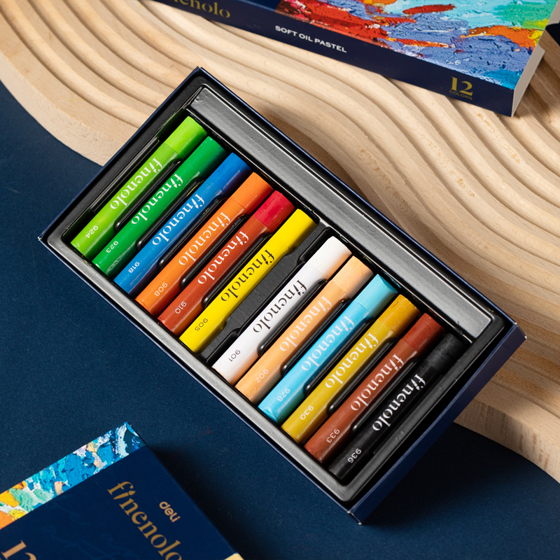 Deli-EC212-12 Oil Pastel