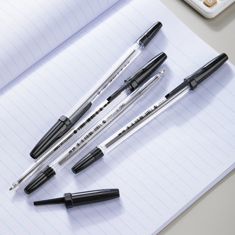 Deli-EQ6-BK Ball Point Pen