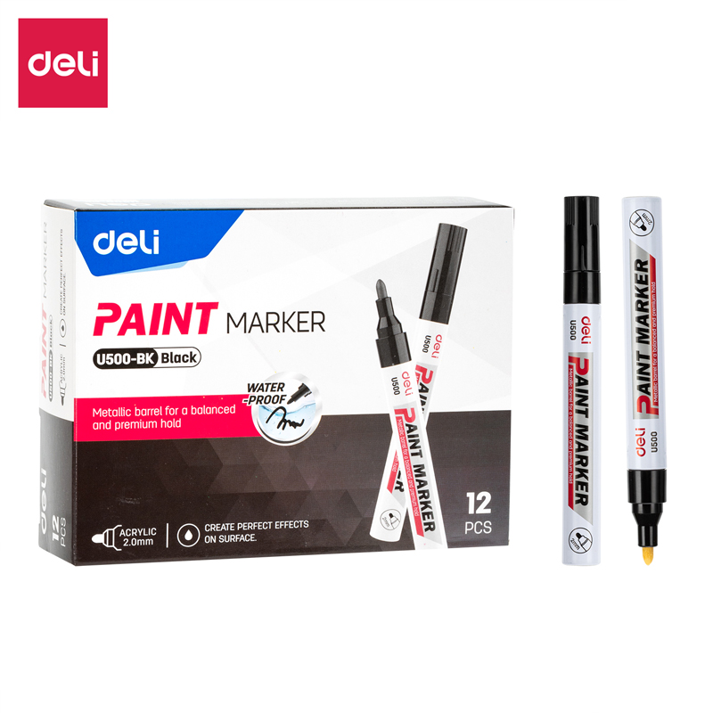Deli-EU500-BK Paint Marker