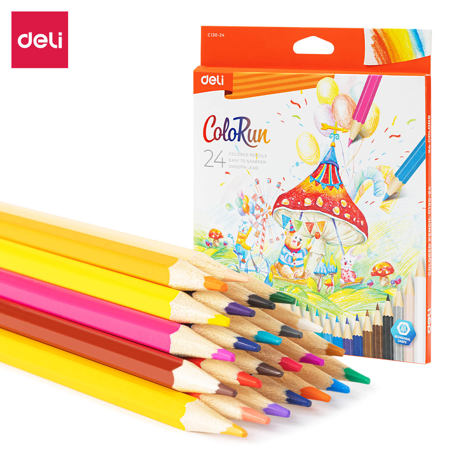Deli-EC130-24 Colored Pencil