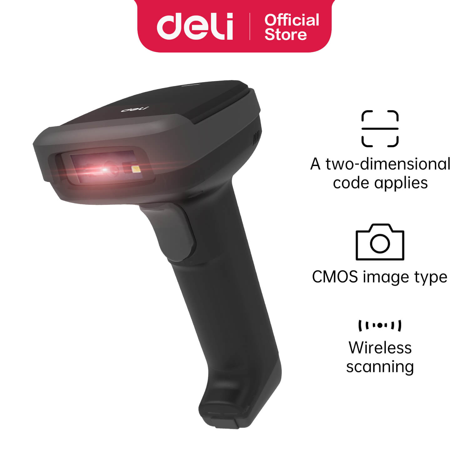 Deli-ES221 Handheld Barcode Scanner