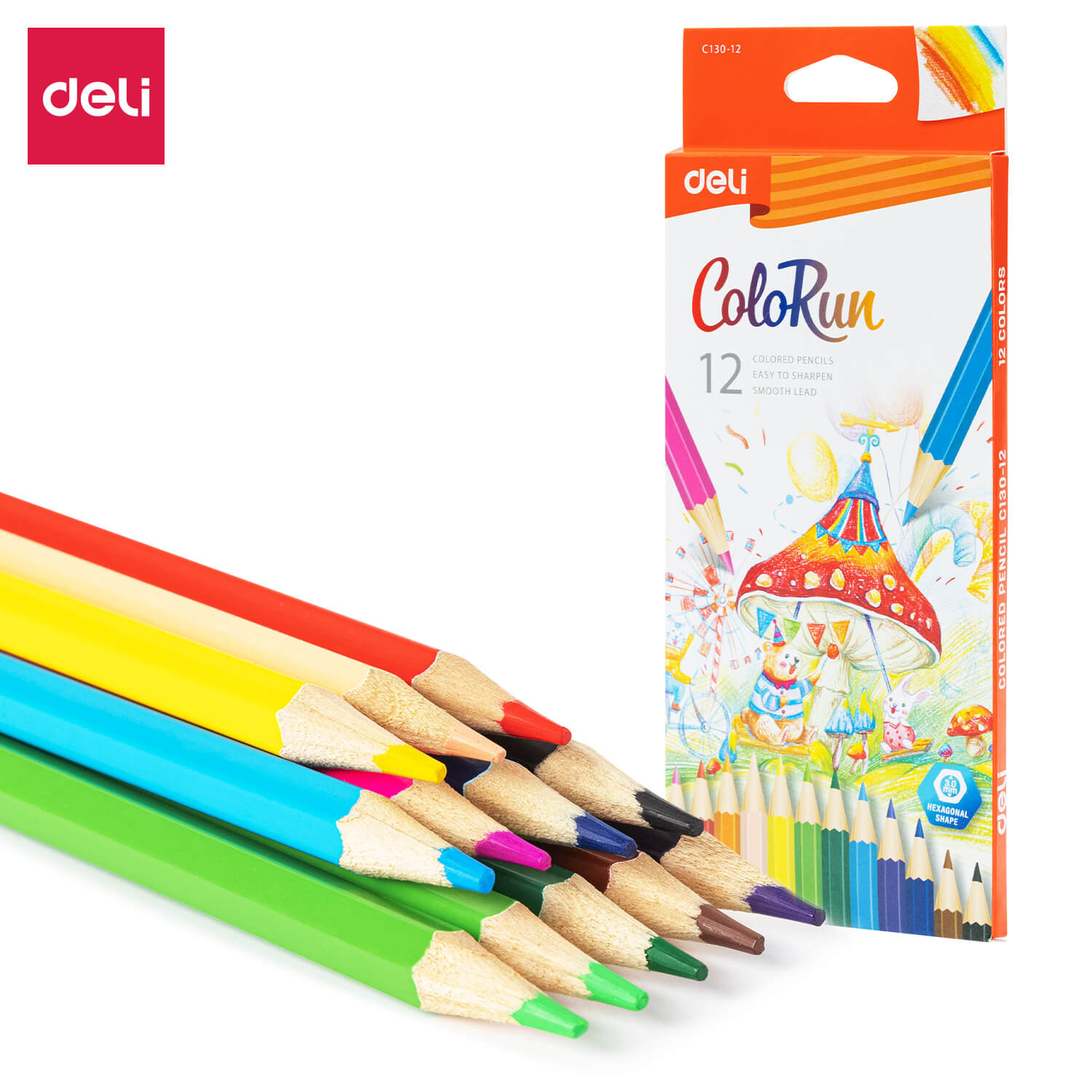 Deli-EC130-12 Colored Pencil