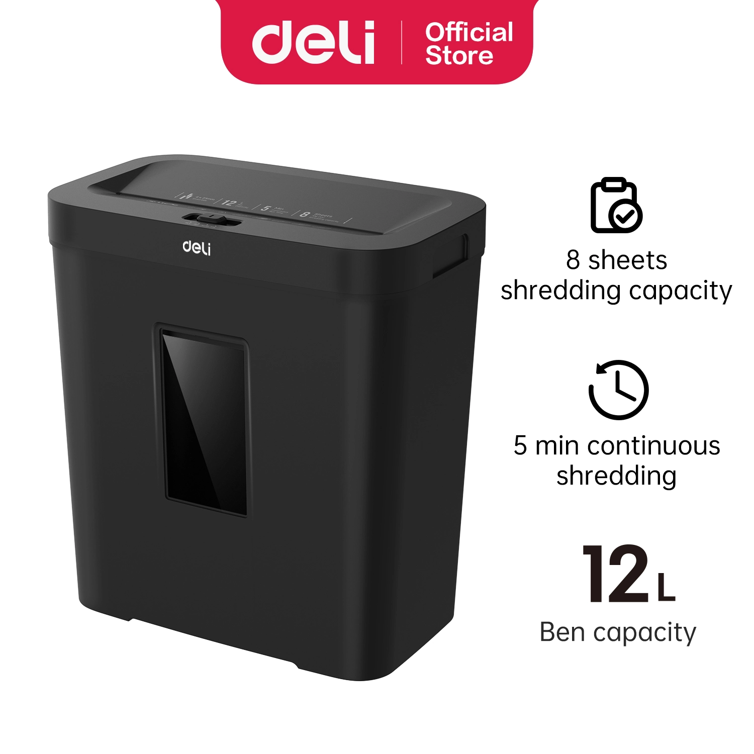 deli et022 paper shredder1