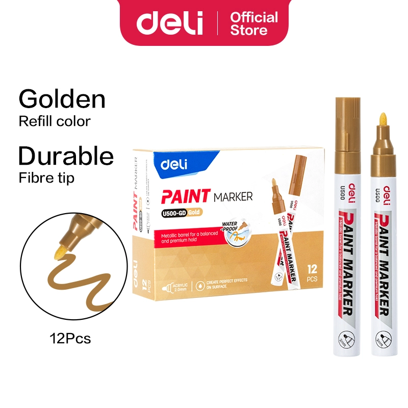 Deli-EU500-GD Paint Marker