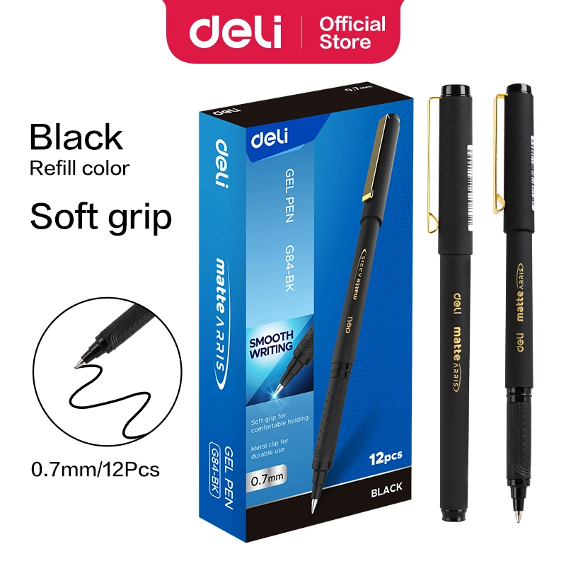 Deli-EG84-BK Gel Pen
