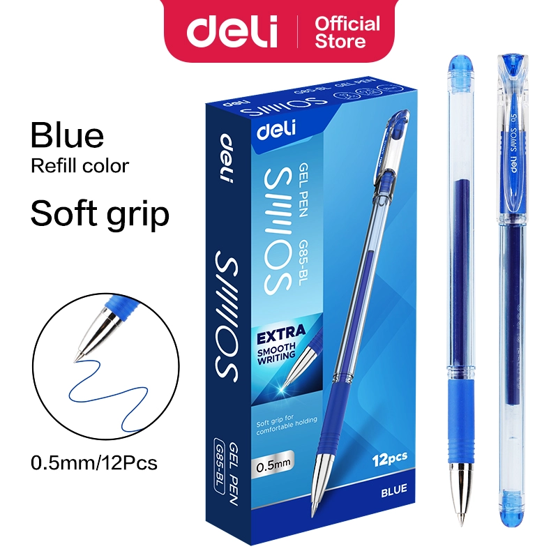 deli eg85 bl gel pen