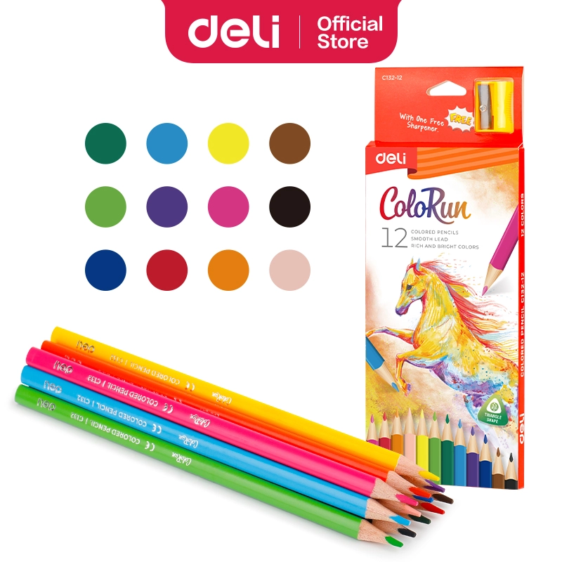 Deli-EC132-12 Colored Pencil