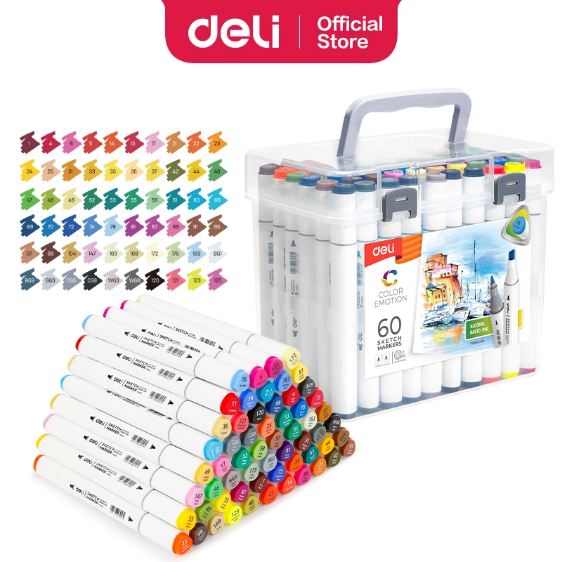 Deli-E70803-60 Sketch Marker