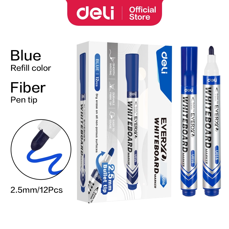 Deli-EU016-BL Whiteboard Marker