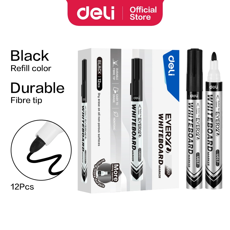 deli eu017 bk whiteboard marker1