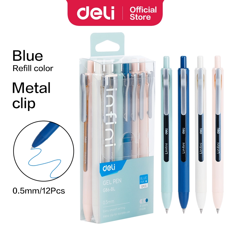 Deli-EG86-BL Gel Pen