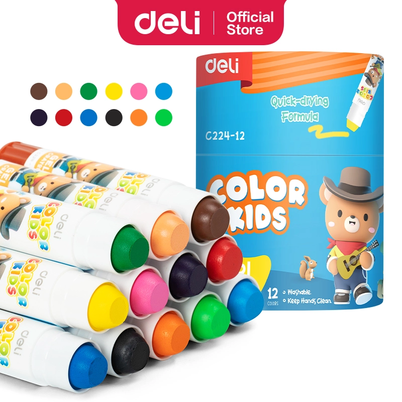 deli ec224 12 gel crayon1