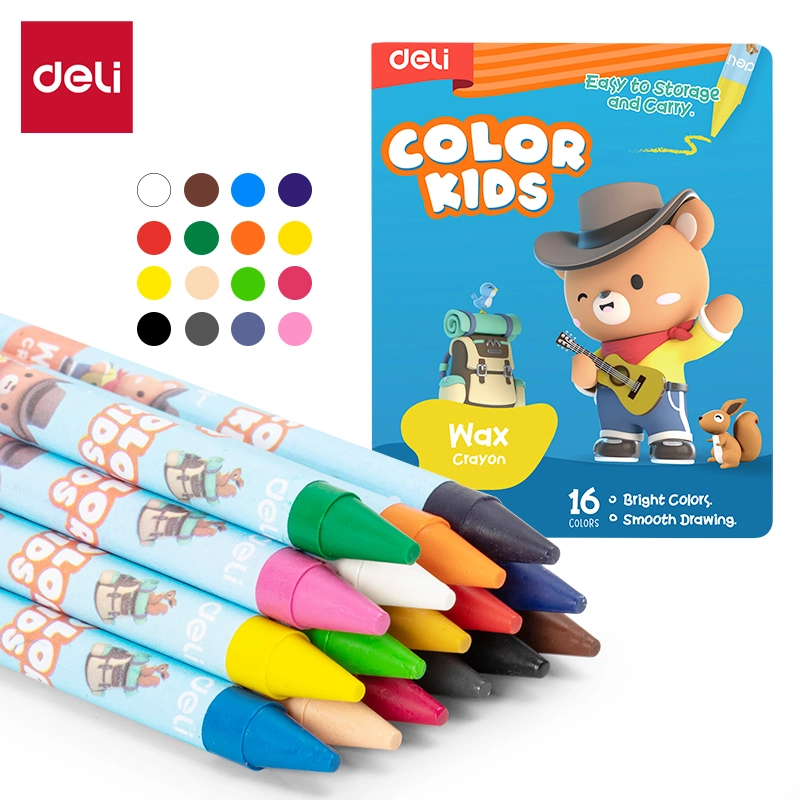 Deli-EC225-16 Wax Crayon
