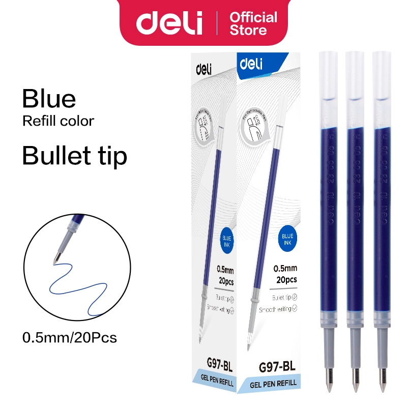 Deli-EG97-BL Gel Pen Refill