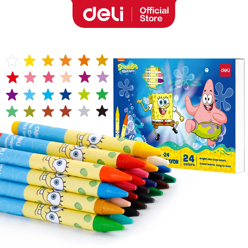 deli ec219 24 wax crayon1