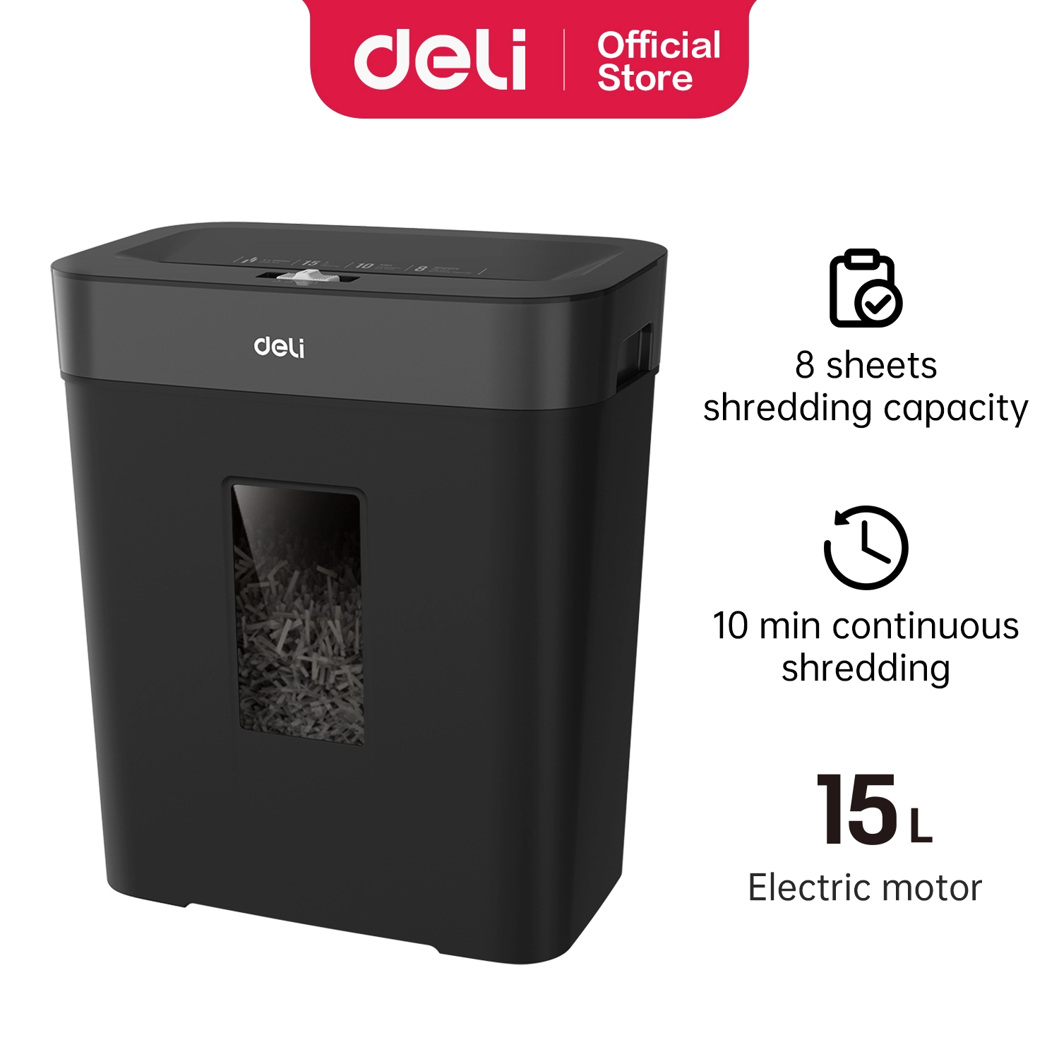 deli et024 paper shredder1