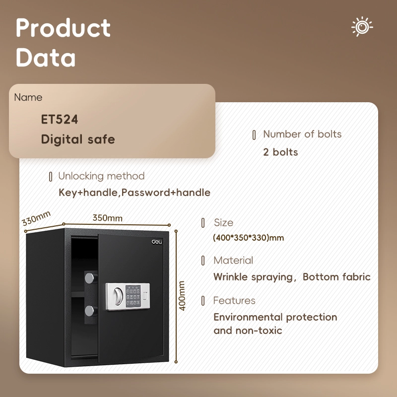 deli et524 digital safe2