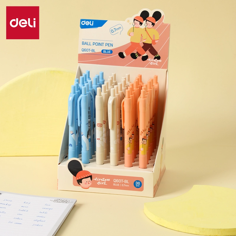 Deli-EQ60T-BL Ballpoint Pen
