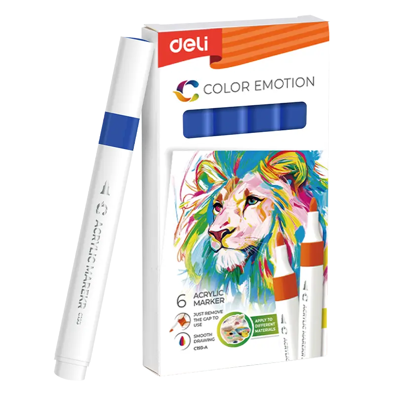 Deli-EC193A Acrylic Marker
