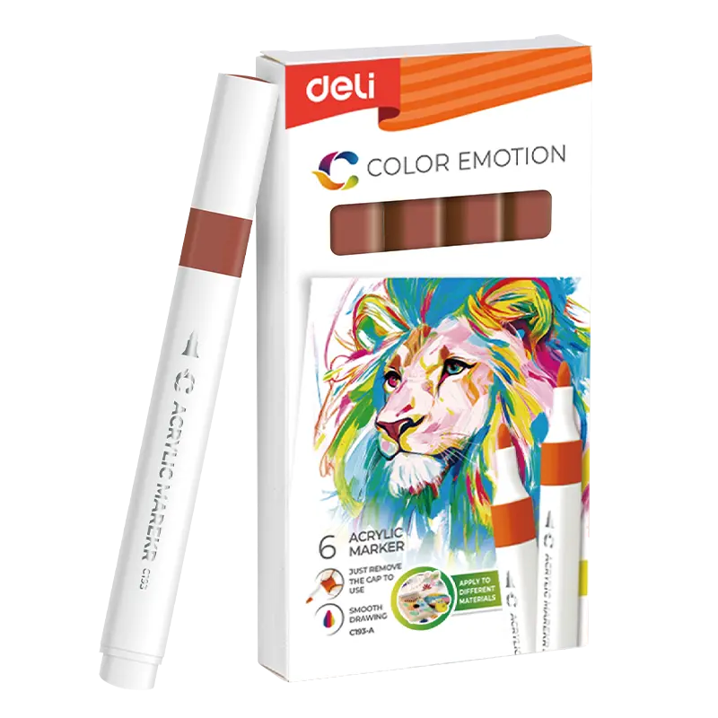 Deli-EC193A Acrylic Marker