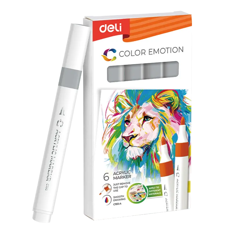 Deli-EC193A Acrylic Marker