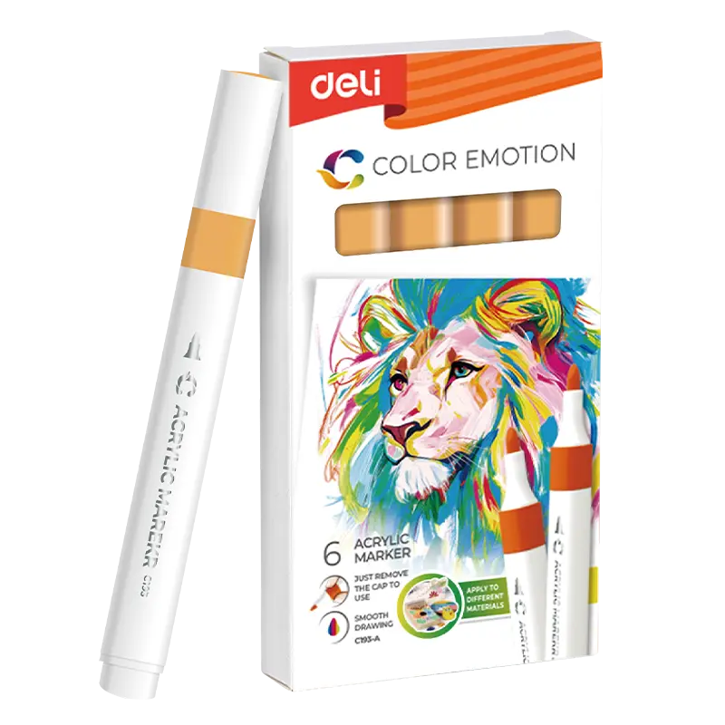 Deli-EC193A Acrylic Marker