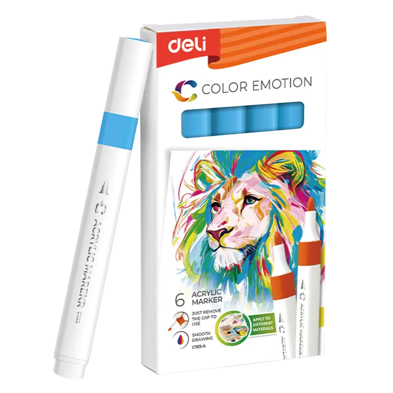 Deli-EC193A Acrylic Marker