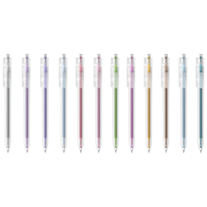 Deli-EG118-12B Color Gel Pen